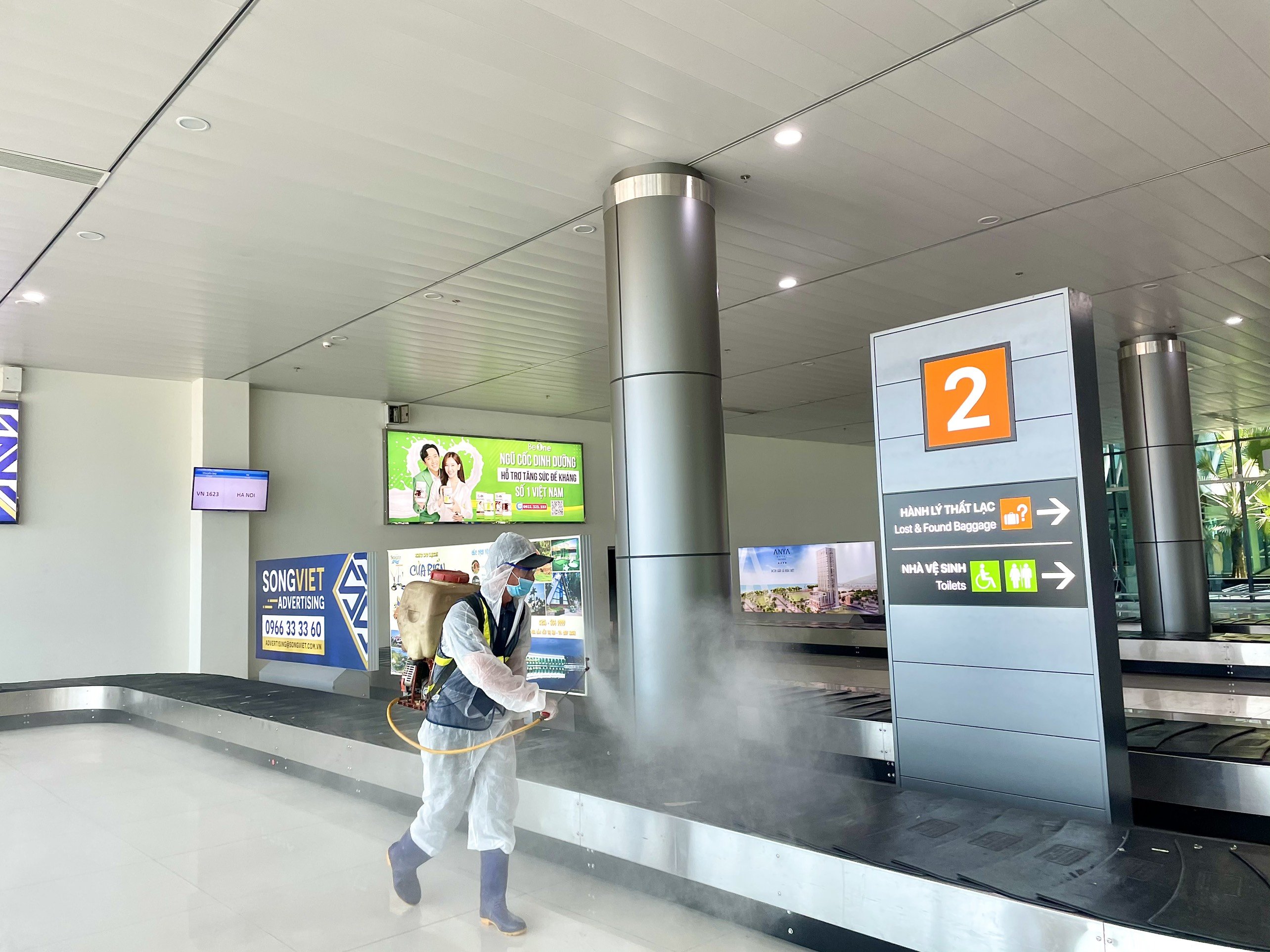 Khu vực ga đến, Nhà ga hành khách T1-Cảng hàng không Phù Cát  